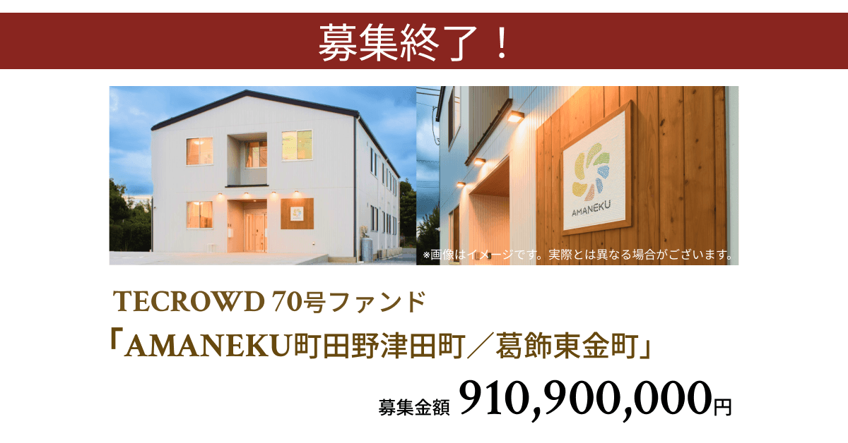 70号ファンド障がい者グループホーム「AMANEKU町田野津田町/葛飾東金町」