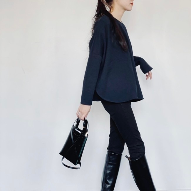 【ENTO】ミニ裏毛ドルマンプルオーバー10,780円(税込)