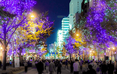 ［昨年度の光の饗宴開宴式の様子］
