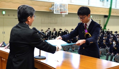 令和5年度（第52回）卒業証書授与式の様子