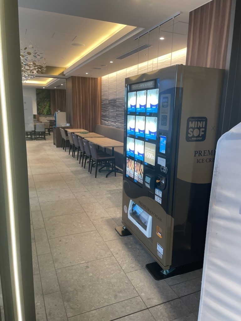 <アイスクリーム自動販売機 設置イメージ>