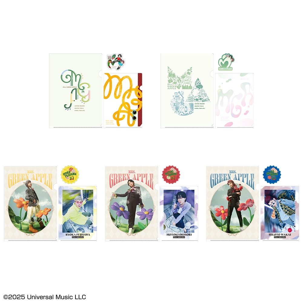 F賞:クリアファイル&ステッカー