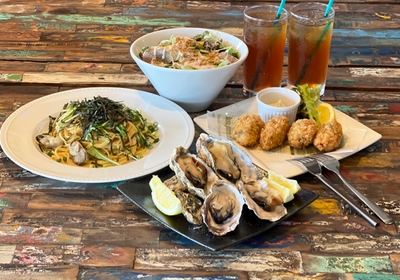 グリルで牡蠣尽くしプラン