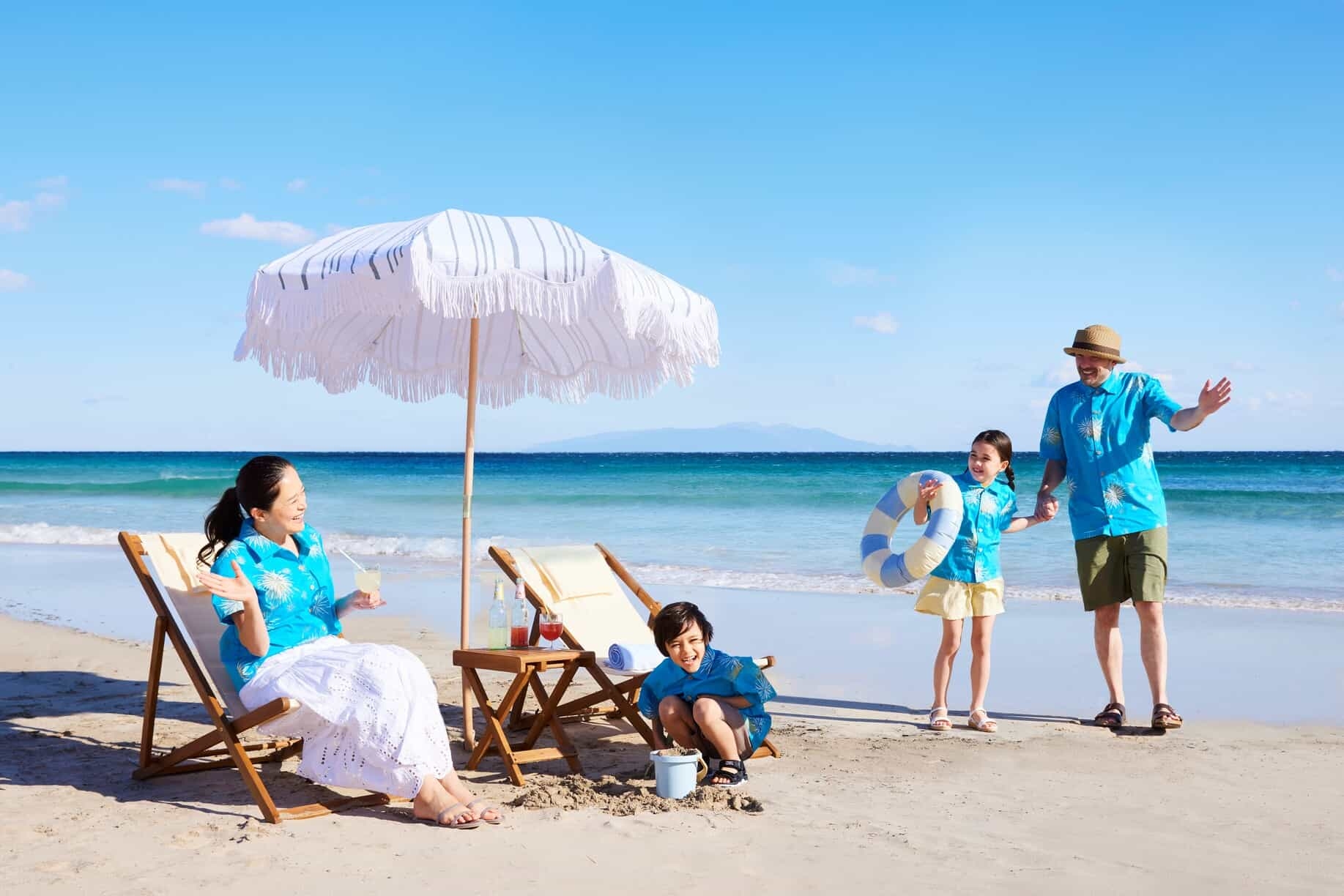 【リゾナーレ熱海】おそろいのアロハシャツでの海水浴やスイカモチーフの花火、風鈴作りなど家族で夏の定番を堪能する「まるっと夏満喫ステイ」販売|期間:2023年7月22日~8月26日の毎週土曜日