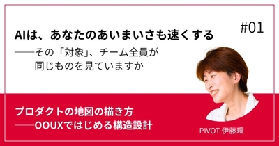 【連載】プロダクトの地図の描き方――OOUXではじめる構造設計