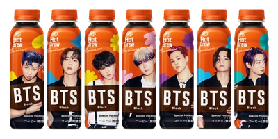 日本先行発売！BTSコーヒー“ホットブリューアメリカーノ” Black(無糖)／SweetBlack(加糖)の2種類が数量限定で登場