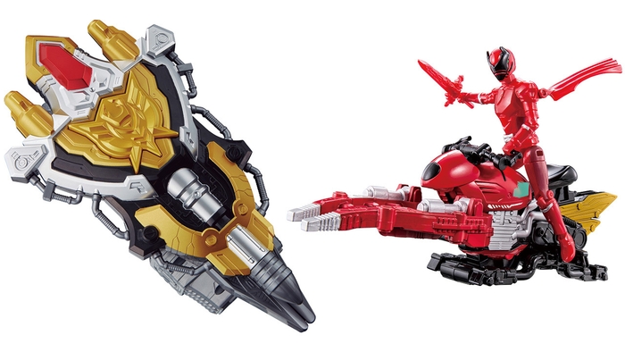 DXキングズウエポン(左)／アクションヒーロー クワガタオージャー＆キングスピーダーセット(右)