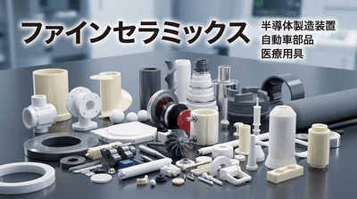 図. ファインセラミックスの製品画像