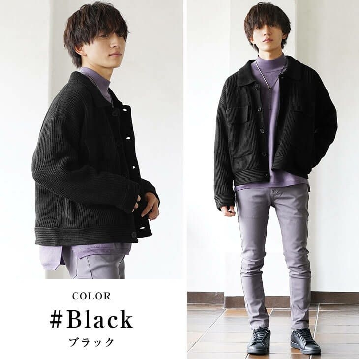 MinoriTY ORIGINAL ビッグニットブルゾン