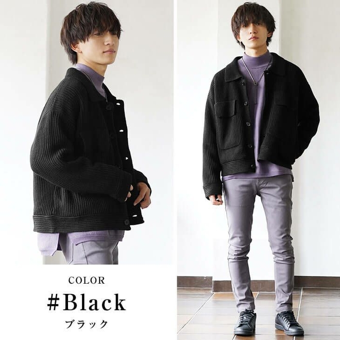 MinoriTY ORIGINAL ビッグニットブルゾン