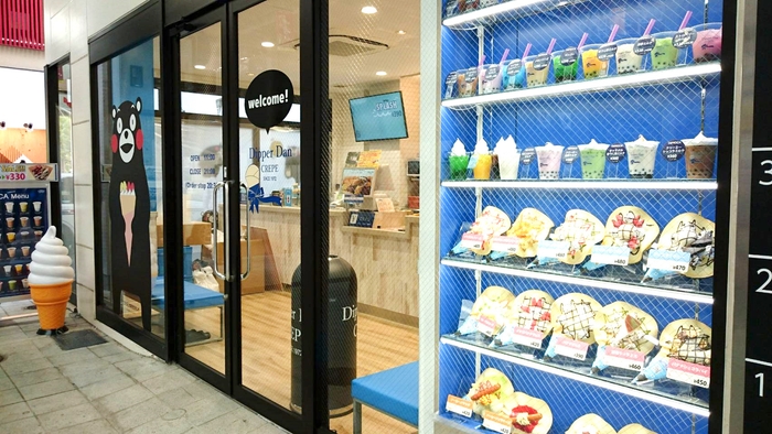 クレープ&タピオカは豊富なメニュー