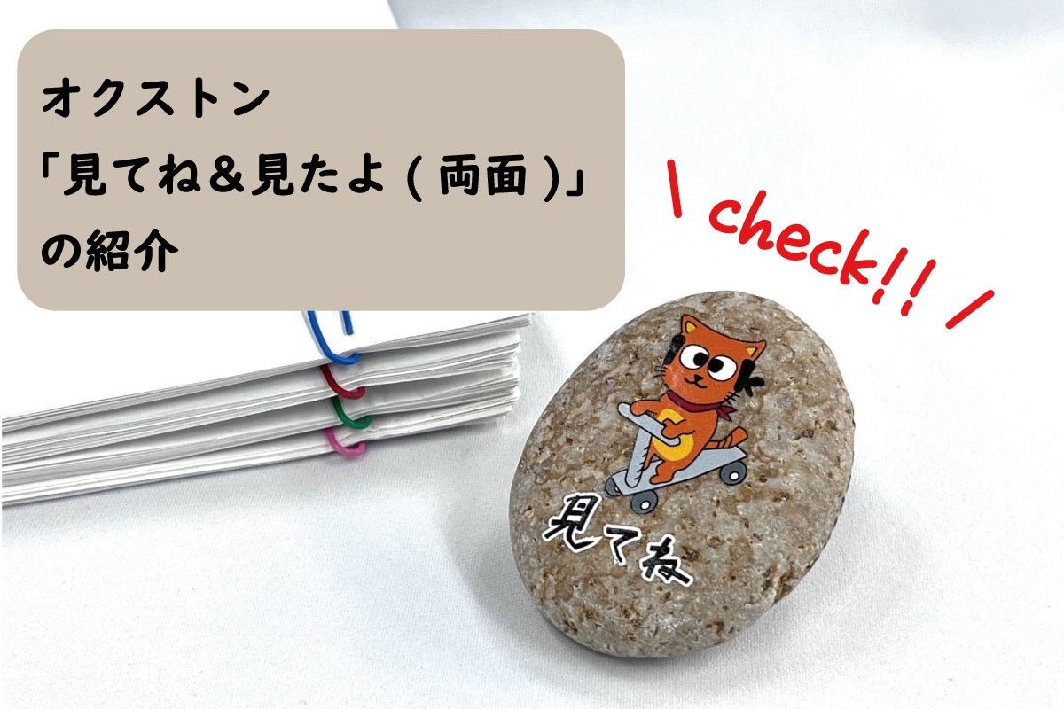 【両面使えるメッセージツール】 オクストン「見てね&見たよ(両面)」の紹介