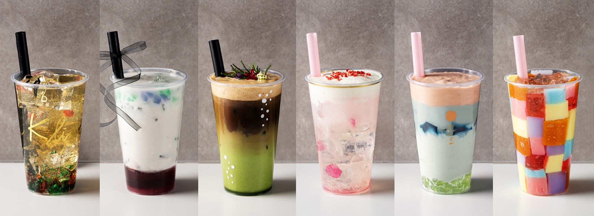 絵画がモチーフになったドリンクのグランドメニュー(全6種)