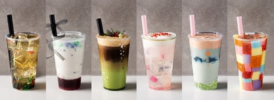 絵画がモチーフになったドリンクのグランドメニュー（全６種）