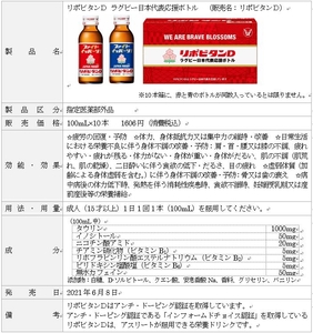 ◇リポビタンＤ 製品概要