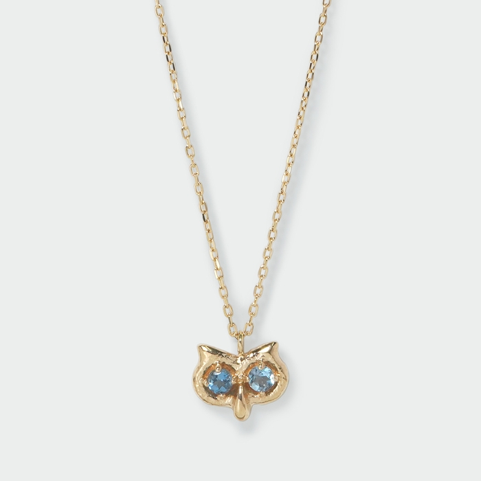 ネックレス K10YG アクアマリン ¥70,400