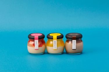 2022年ホワイトデーギフトにおすすめ！ 女性に人気なフレーバーのいちご、萩夏みかん、 生チョコをセットにしたホワイトデーセットを プリン専門店『萩ぷりん亭』が販売開始