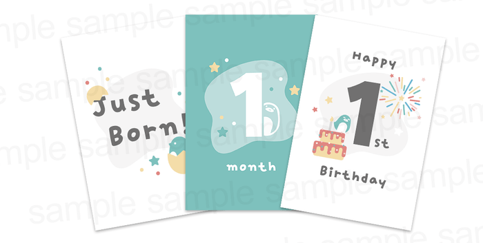 LINE登録でCuboAiオリジナル、かわいいコトリさん月齢カードセットをプレゼント!