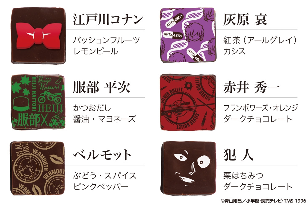 「プロファイリングショコラ vol.2」フレーバー6種