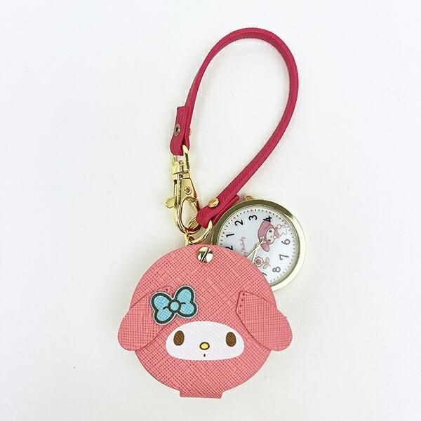 サンリオキャラクターたちのフェイスデザインがラブリーすぎる。時間を確認する際に、愛らしくも便利なフェイスダイカット ウォッチです。