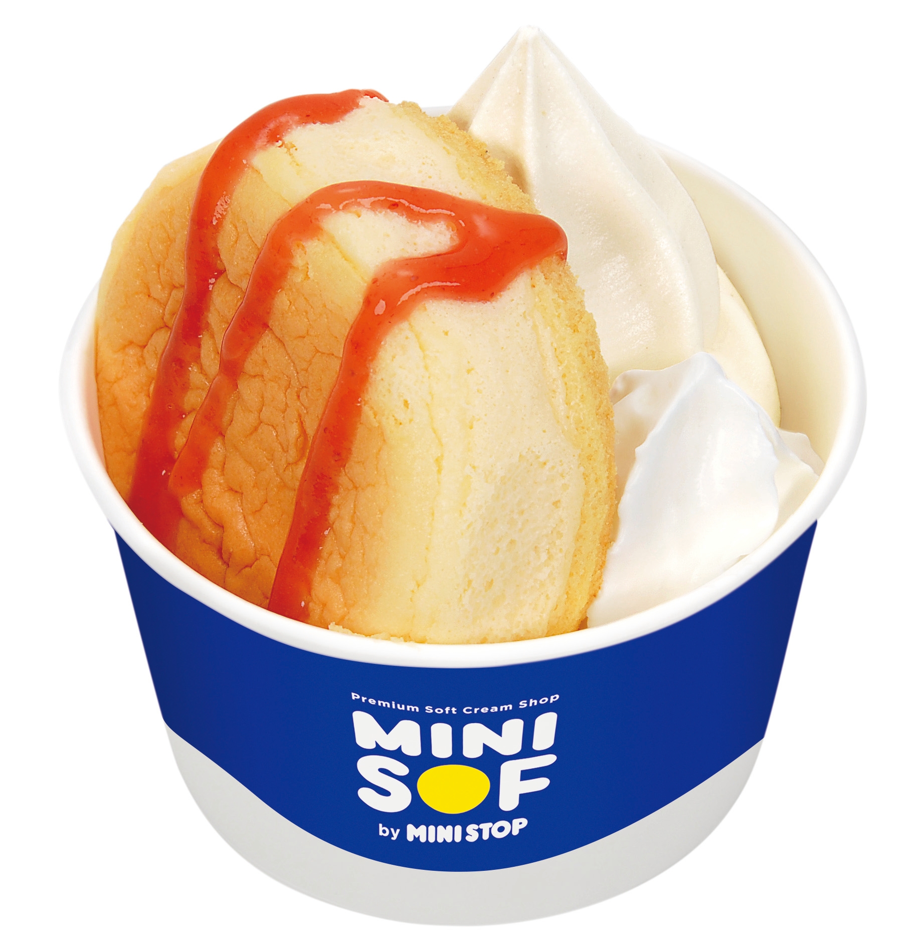 ケーキソフトクリーム スフレチーズケーキ単品画像