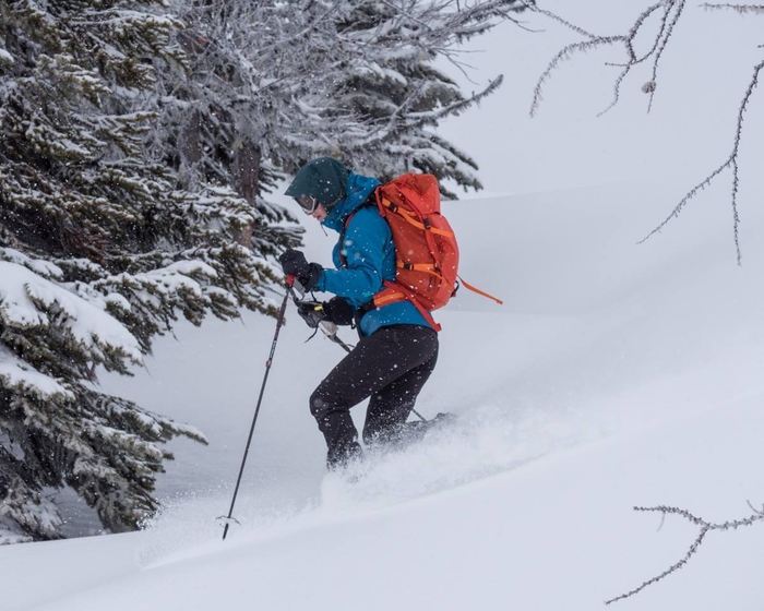 下りは気持ちよくライディング