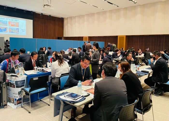 日中商談会参加の様子