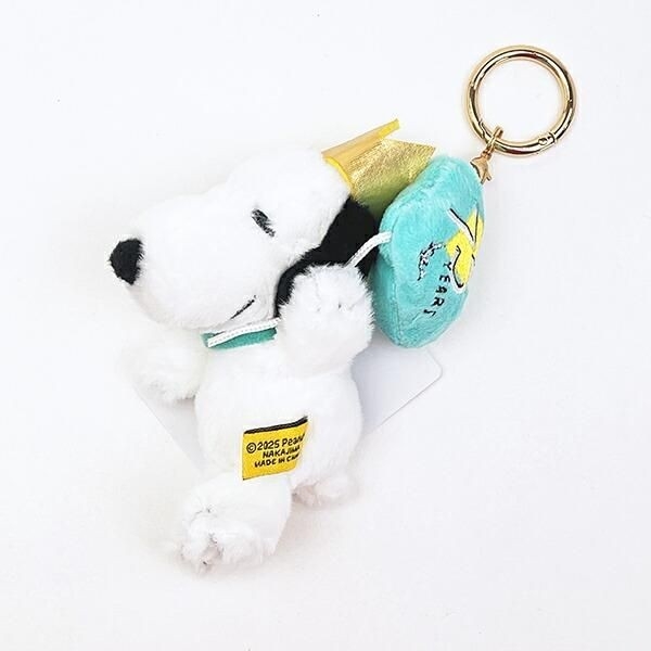 シンプルなお顔がキュートなスヌーピーのPUレザーストラップ