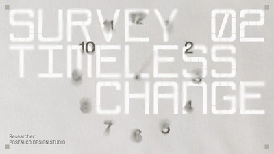 KARIMOKU RESEARCH Survey 02：TIMELESS CHANGE