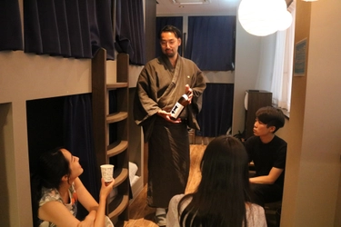 語学堂コラボ企画「お泊まり利き酒体験会」開催：9月19日 (土) 19:00- @ワードローブホステルForest下北沢