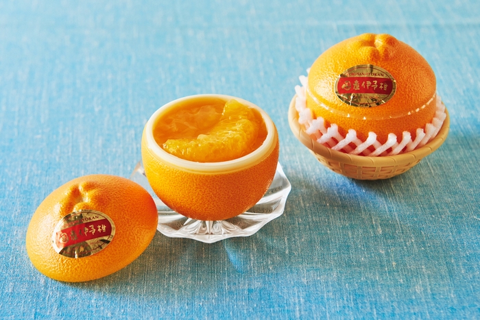 京寿楽庵 フルーツアラモード 国産伊予柑