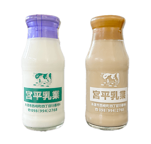 2025年 瓶牛乳とカフェ瓶