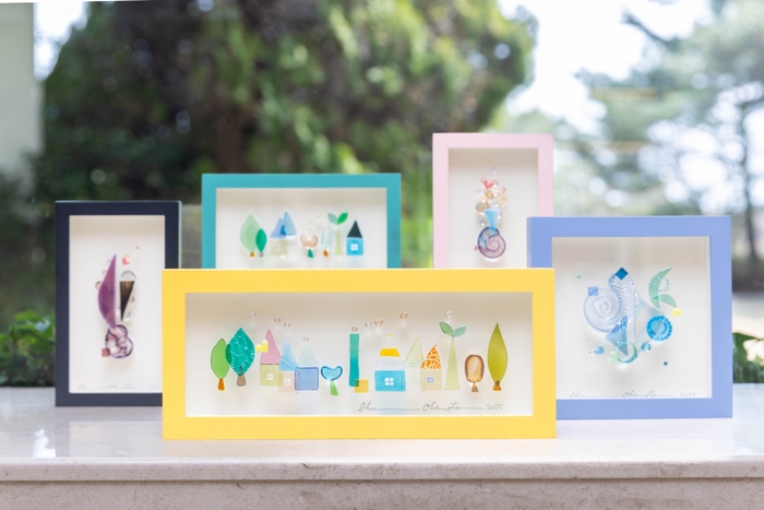 上村由希ガラス工房-Glass Collage 2025-