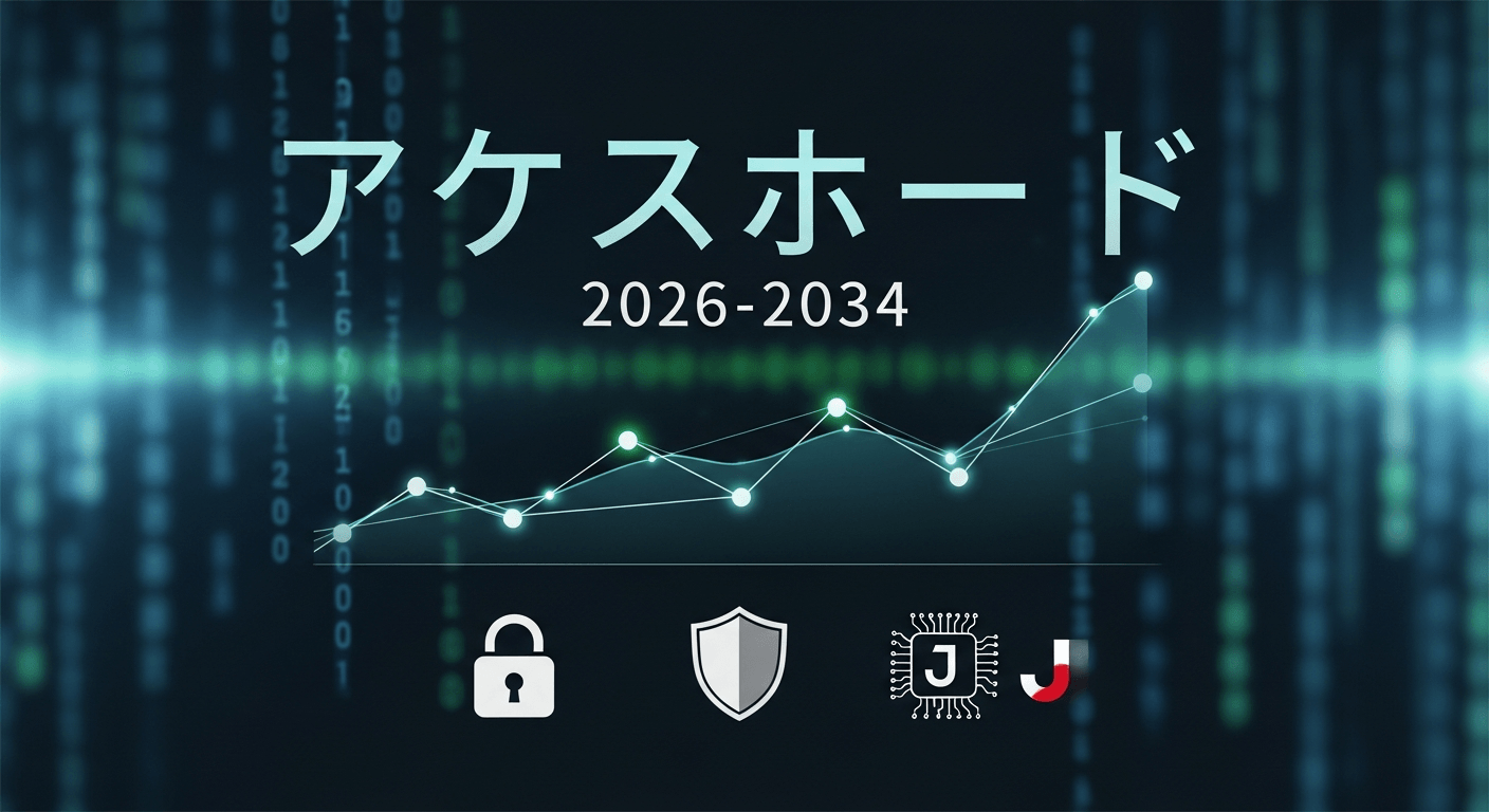 日本の暗号化ソフトウェア市場の見通しは力強い成長を示しており、2034年までに3,590.5百万米ドルに達し、年平均成長率（CAGR）は14.64％と予測されています。