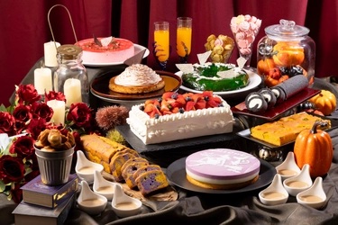 千葉・舞浜のスイーツビュッフェ「Salon de Sweets」 9月17日(水)より開催『ハロウィン・ヴィランズ・サロン』　 ～ハロウィンの夜、ヴィランたちの甘美な饗宴へ～