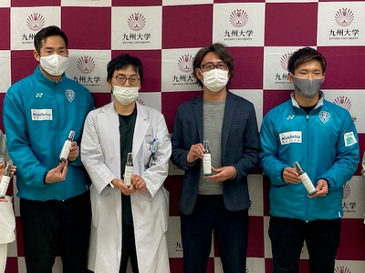 九州大学病院へMistgram60贈呈の模様①