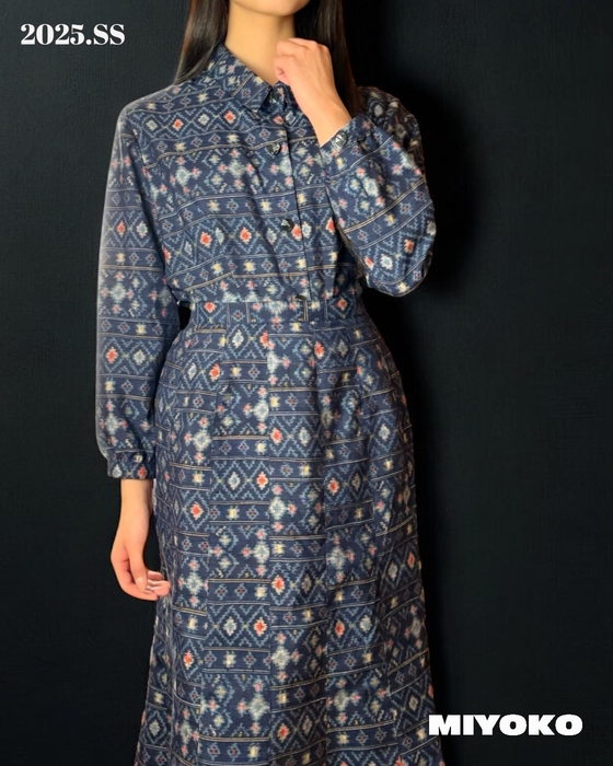 2025SS発表作品・越後繭紬