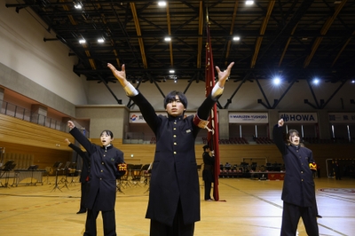 リーダー部のパフォーマンス