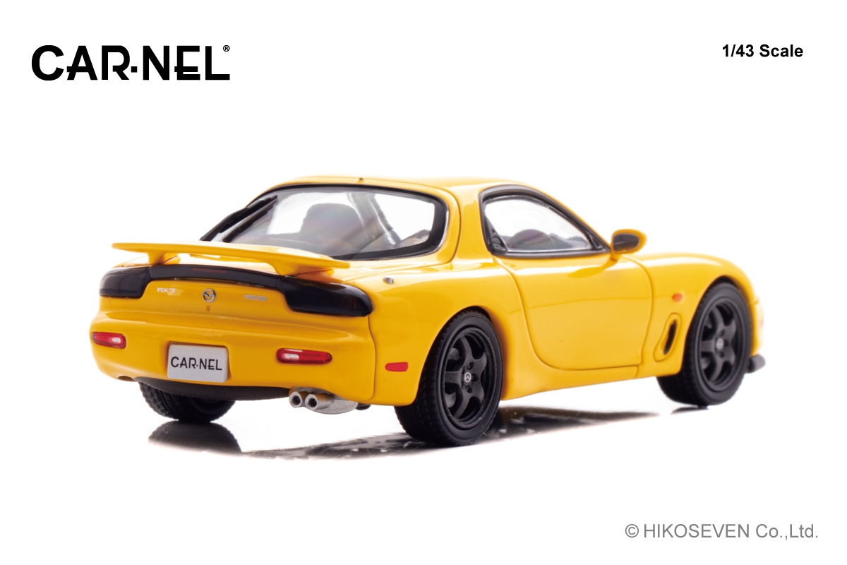 1/43 マツダ RX-7 Type RS-R (FD3S) 1997 Sunburst Yellow:右後