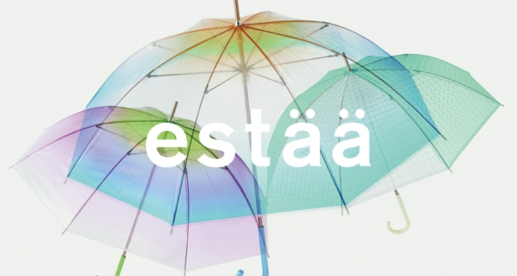 estaa(エスタ)POE透明長傘は2デザイン