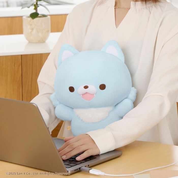 あったかぬいぐるみ アオイコオオカミ イメージ2