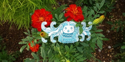 コロナに負けない！アマビエ様マスクストラップ販売中