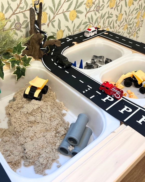 ベアトリーセンサリープレイ_お家でできる工事現場