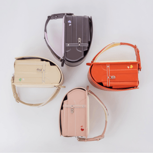 カラー時計回りに：茶/ラベンダー・アプリコット・ピンクベージュ・クリーム