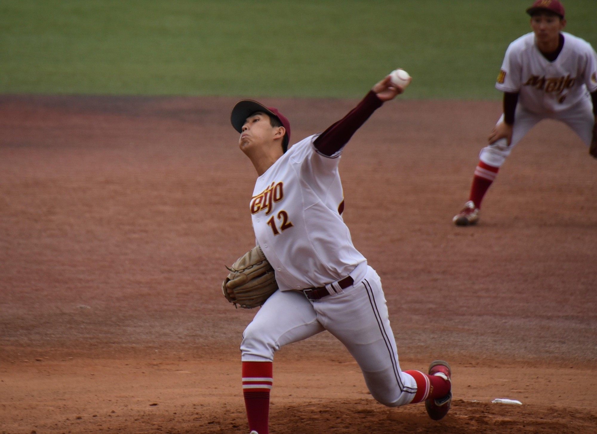 好投した池田翔紀投手(経済学部4年)