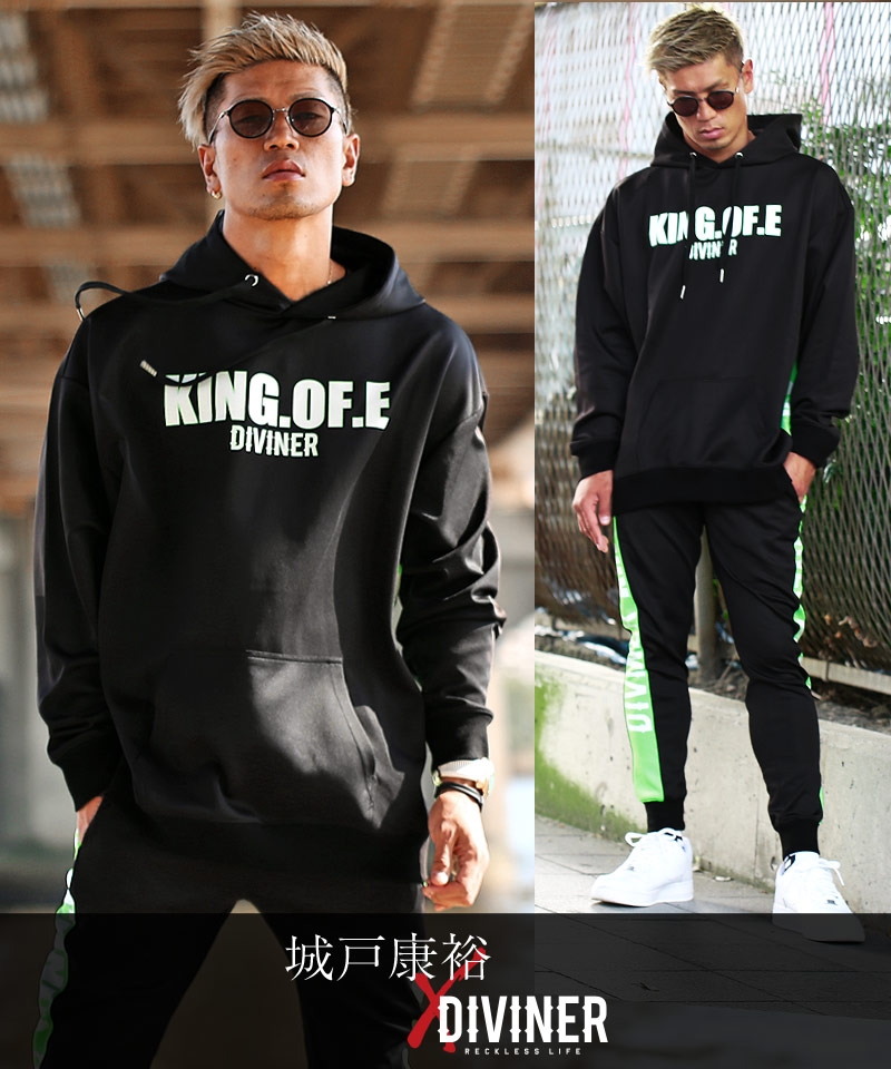 DIVINER 城戸康裕 スウェット上下セット DIVINER 城戸康裕 スウェット上下セット K-1ファイター「城戸
