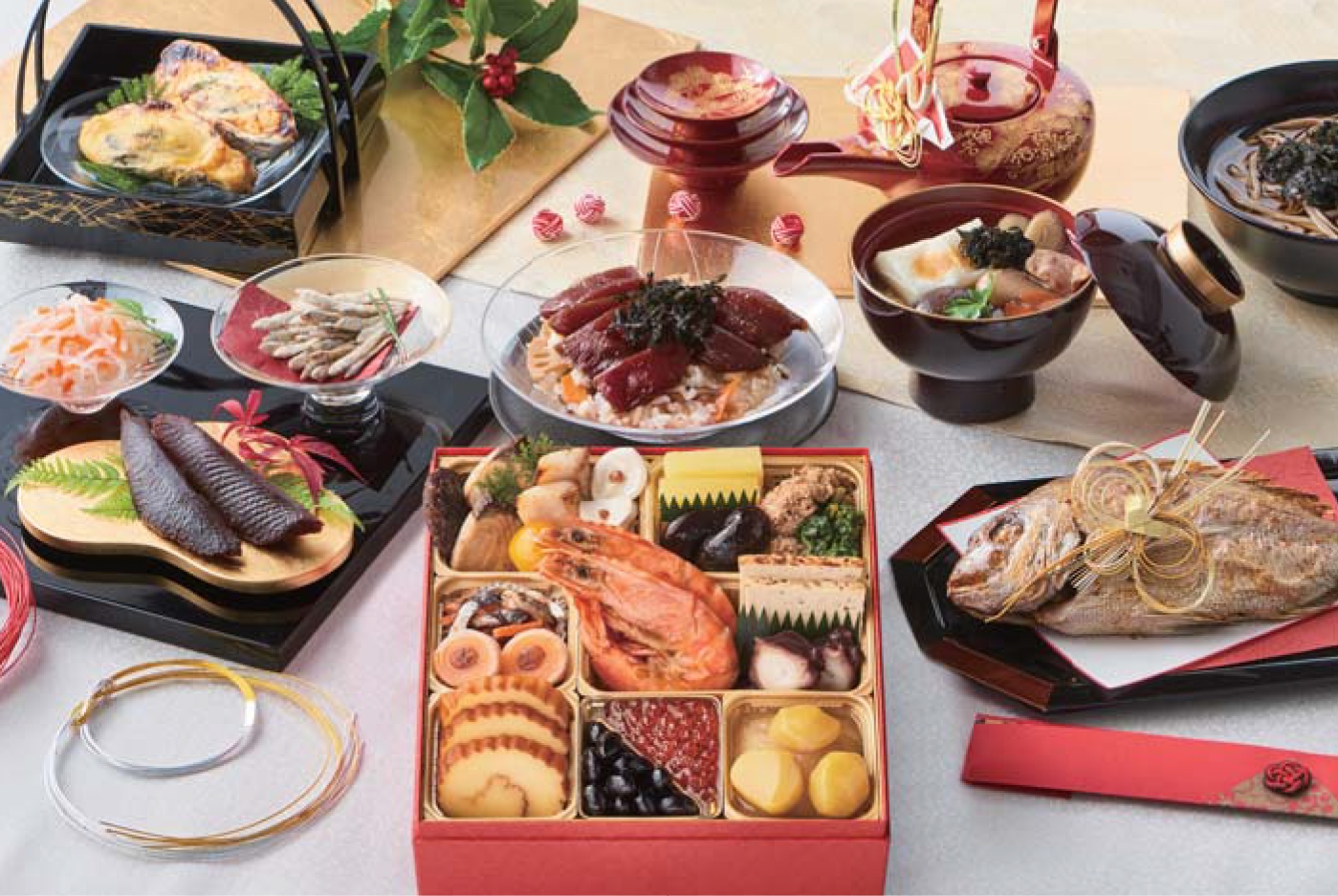 おせち重入り1週間グルメセット(献立)