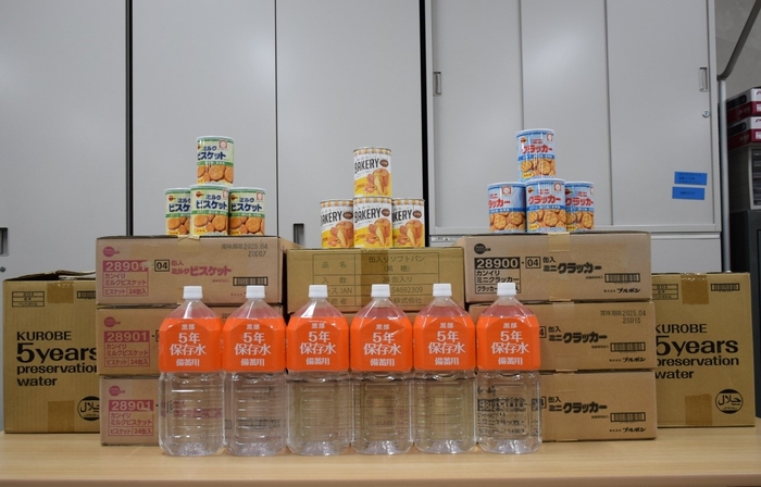 寄附する備蓄食料