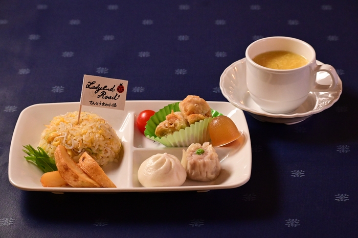 ▲淡路島特製火鍋・華炎鍋 シャングリラ「キッズプレート」