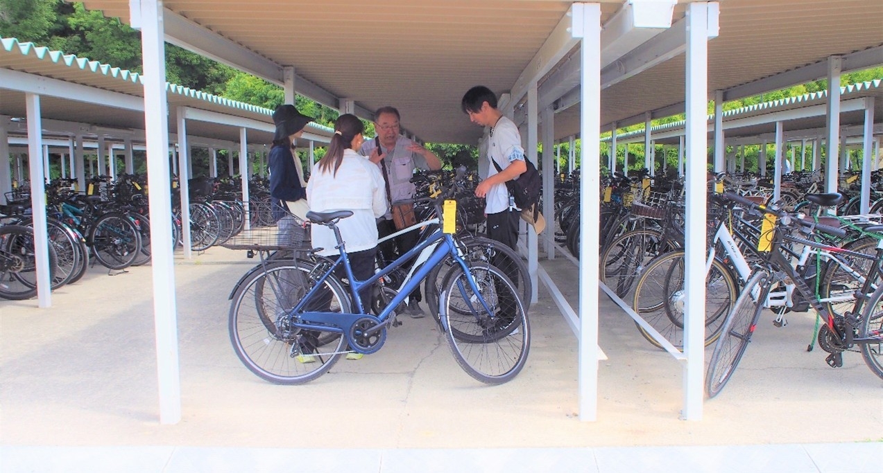 令和6年(2024年)の自転車整備点検の様子